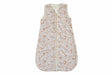 Dainty Floral Wearable Minky Blanket featuring soft pink and blue flowers with a gold zipper.