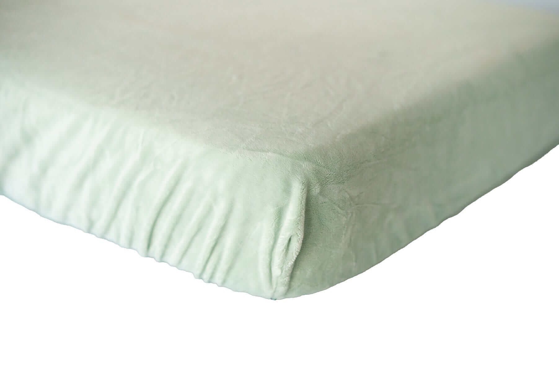 Cactus Pear cozy Minky Crib Sheet designed for standard crib mattresses.