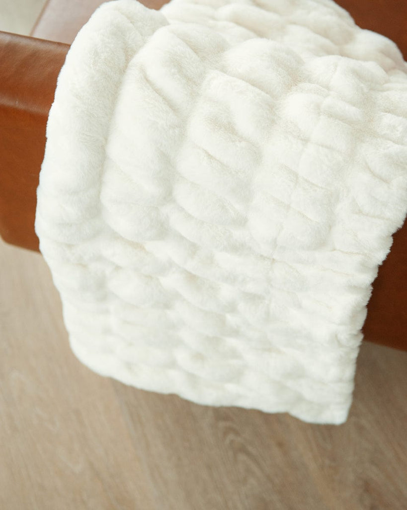 Cream Hugs Blanket Minky Couture