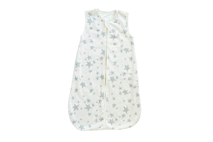 Silver star wearable Minky Couture blanket by Little Couture. 